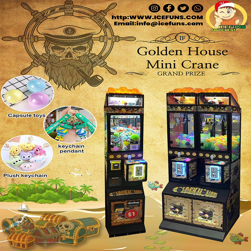 Start Your Vending Business with the Golden House Mini Claw Crane: A Low-Cost Solution for Maximum Profits